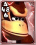 Red Donkey Kong Triple Triad Card from Nintendo Deck